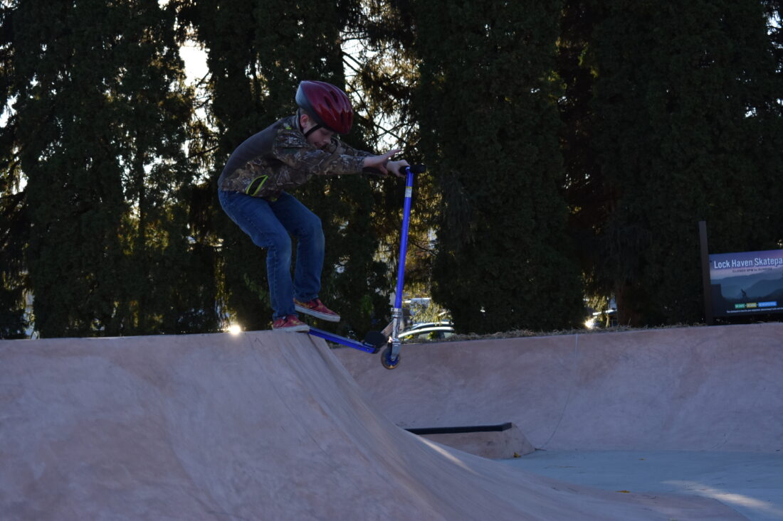 Skaters, cyclists and more turn out for upgraded LH skate park opening